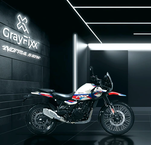 RR Edition Full Body Sticker for Himalayan 450 | Made in Premium Gloss Vinyl with FPF (Fade Protection Film), Waterproof, Precut Sticker, Pack of 1